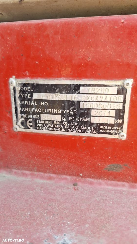 Takeuchi TB 290 - 9