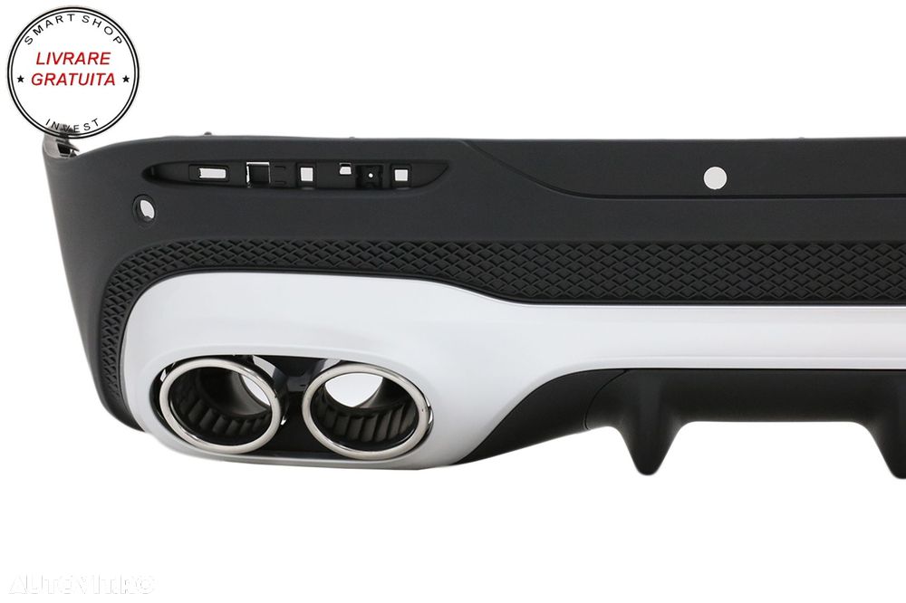 Difuzor Bara Spate cu Ornamente Evacuare Mercedes GLB X247 SUV (2020-up)- livrare gratuita - 4