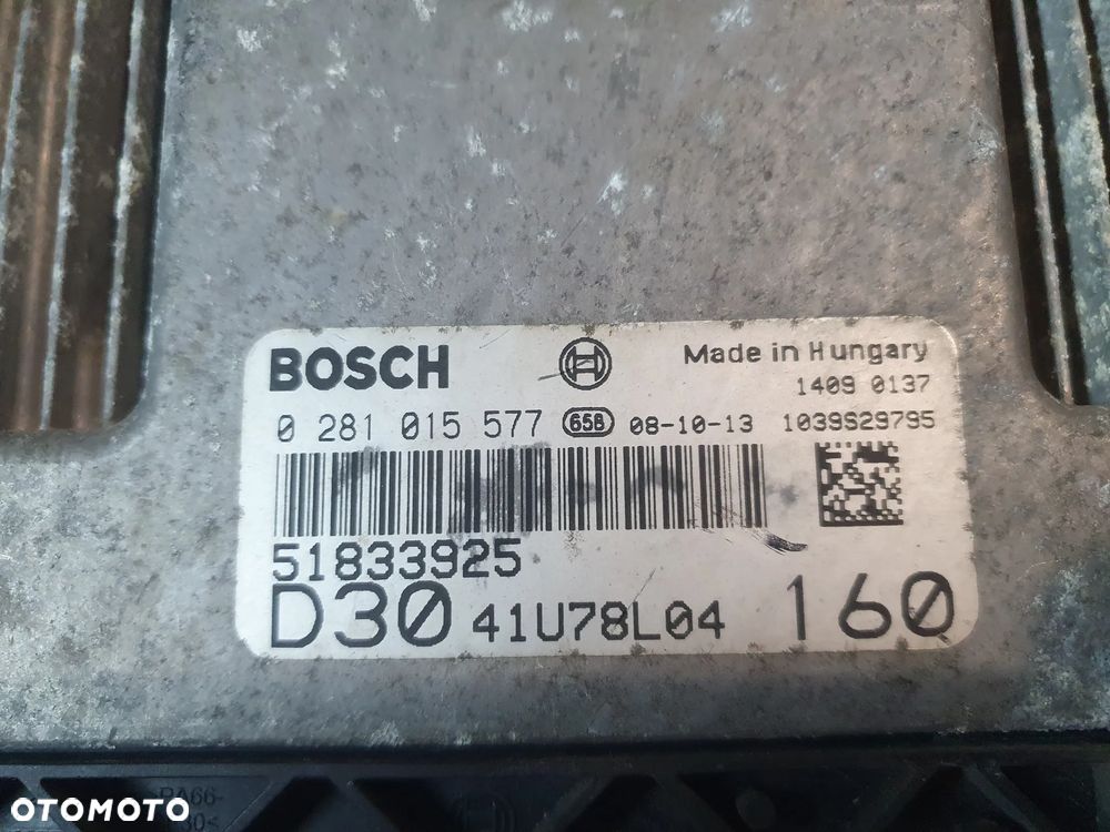 Fiat Ducato Jumper Boxer 3.0 JTD HDI ECU Komputer STEROWNIK SILNIKA 0281015577 51833925 - 2