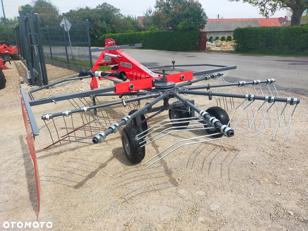 zgrabiarka karuzelowa 3,5m ARMASZ tandem/wał WOM JANPOL/EURO-MASZ od ręki TRANSPORT - 8