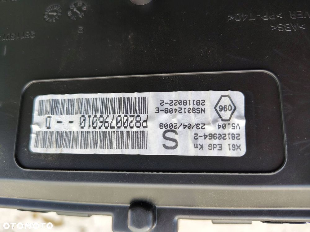 KOMPUTER SILNIKA KOMPLET 8200909666 RENAULT KANGOO 2 II 1.5 DCI - 6