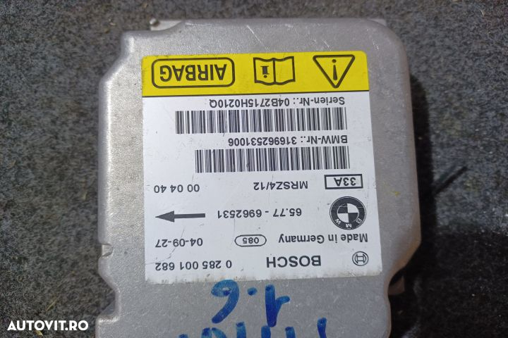 Calculator airbag 0285001682 Mini Cooper R50 [facelift] [2004 - 2006] - 4