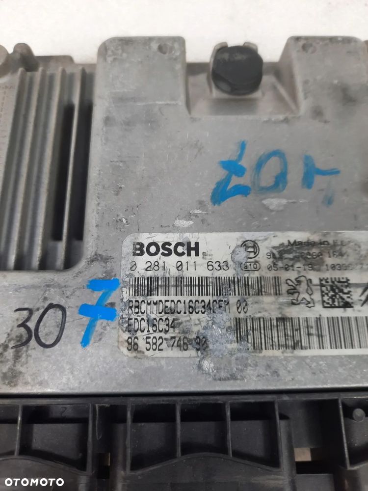 KOMPUTER SILNIKA PEUGEOT 407 1.6 HDI 9658274680 - 2