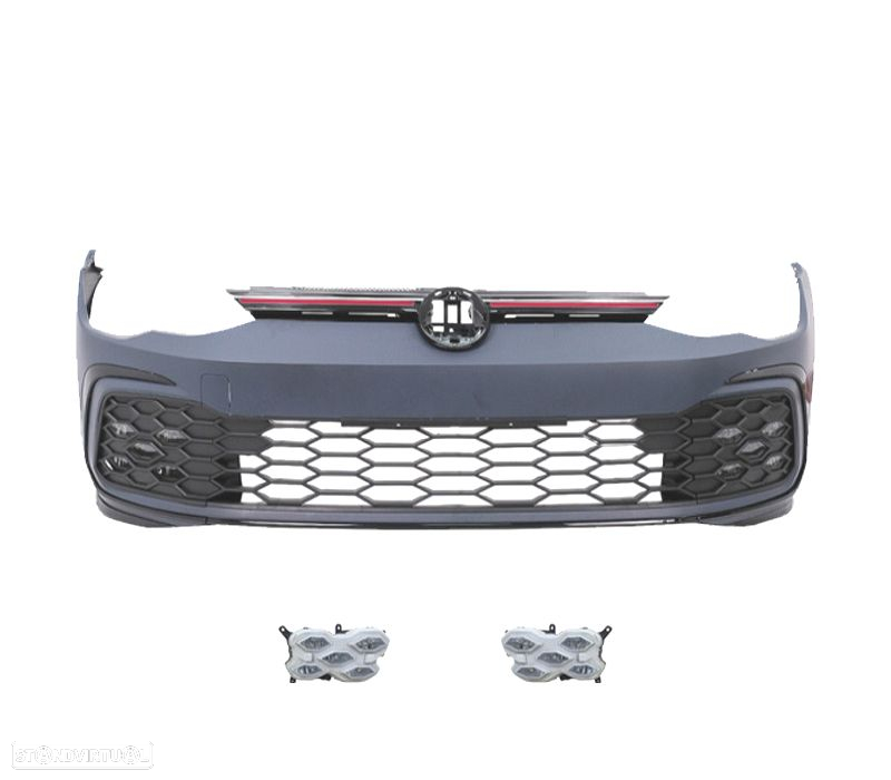 PÁRA-CHOQUES FRONTAL VOLKSWAGEN VW GOLF 8 19-24 GTI + NEVOEIROS - 3