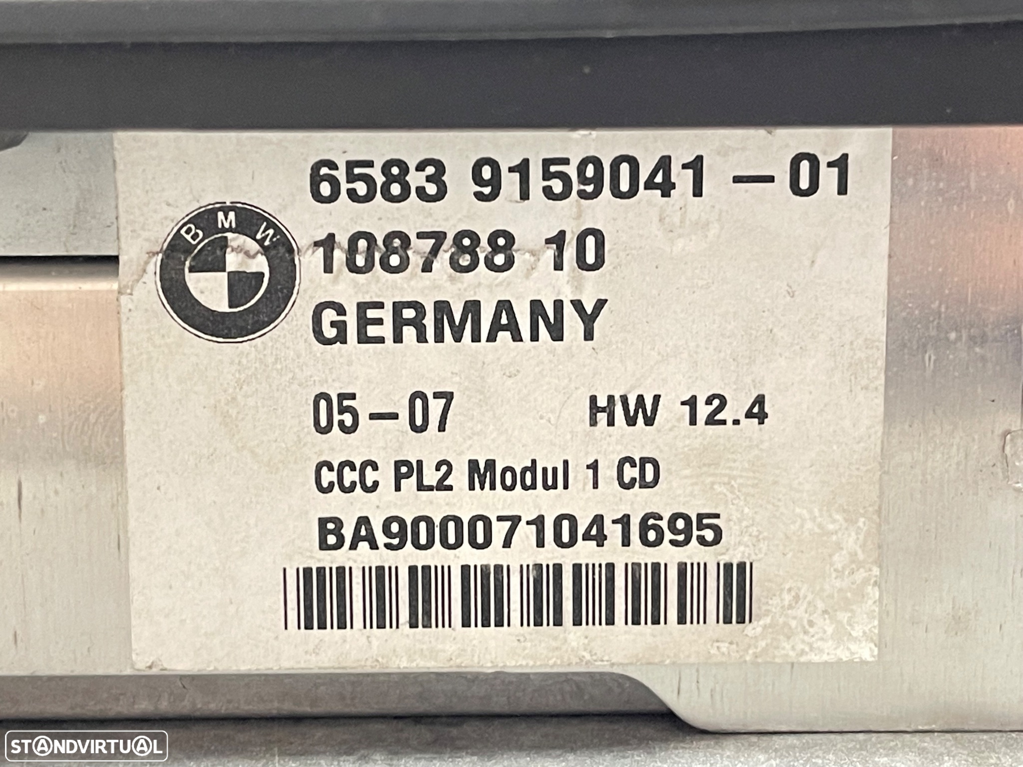 Rádio Bmw E90 E91 E92 E93 Serie 3 Ccc Cd Professional Sat Nav  9159041 - 4