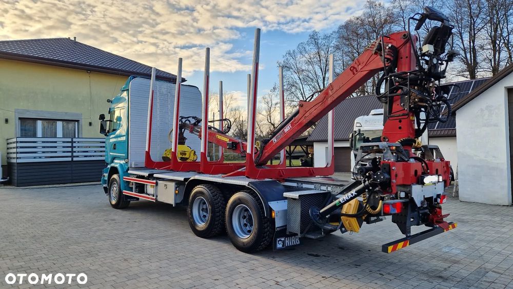 Scania R520 V8 HIAB LOGLIFT - 10