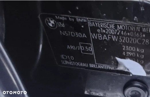BMW F10 F11 BŁOTNIK LEWY SOPHISTOGRAU A90 - 2