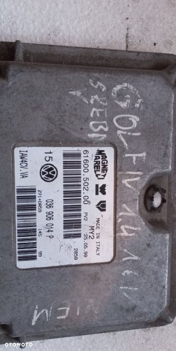 KOMPUTER STEROWNIK SILNIKA VW GOLF IV 036906014P - 3