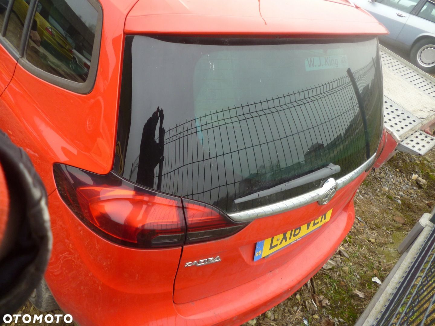 KLAPA BAGAŻNIKA TYŁ KOMPLETNA OPEL ZAFIRA C 16r. Z50S - 1