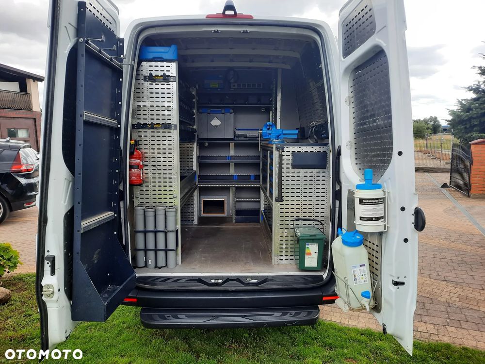 Mercedes-Benz Sprinter Brygadówka zabudowa warsztatowa Sortimo 220v - 4