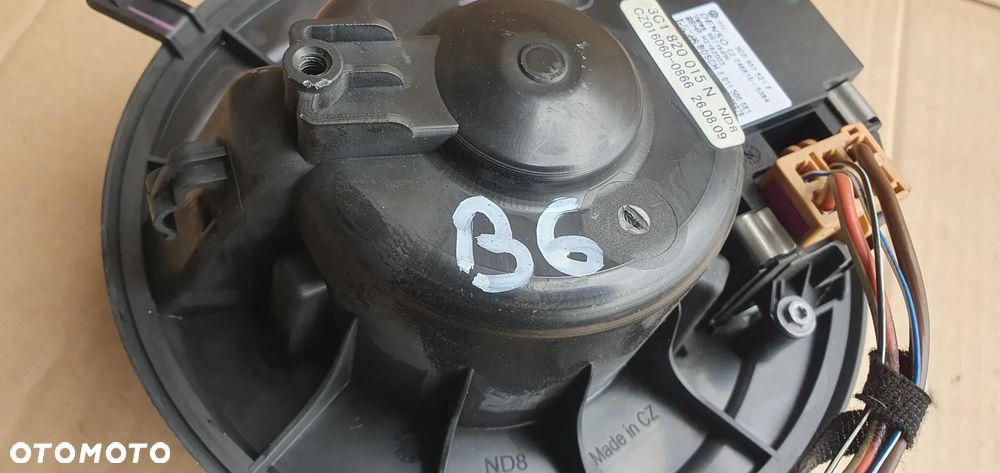 Wentylator silnik dmuchawy nagrzewnicy VW Passat B6 3C1820015N 3C0907521F - 6