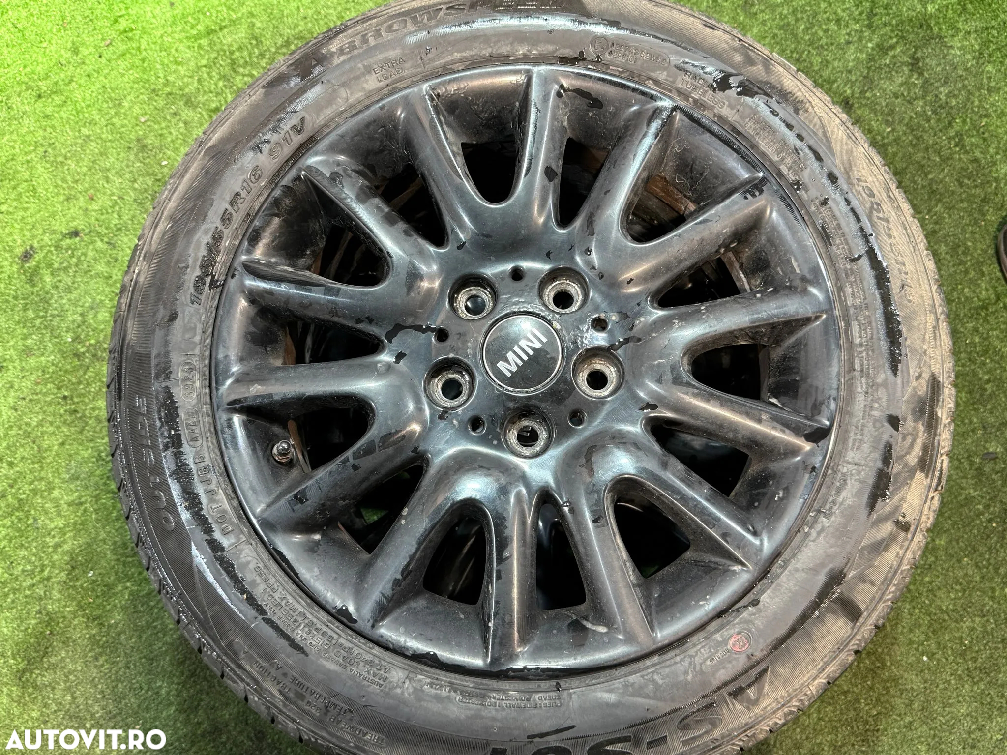 JANTE + CAUCIUCURI 5x112 195. 55. R16 MINI COOPER D F55 1.5 DIESEL 2016 2014-2020 - 4