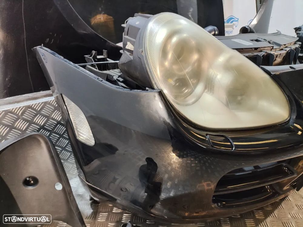 FRENTE COMPLETA PORSCHE CAYENNE 9PA CAPOT PARACHOQUES GUARDALAMAS OTICAS XENON RADIADOR VENTILADOR FRENTE FIBRA - 13