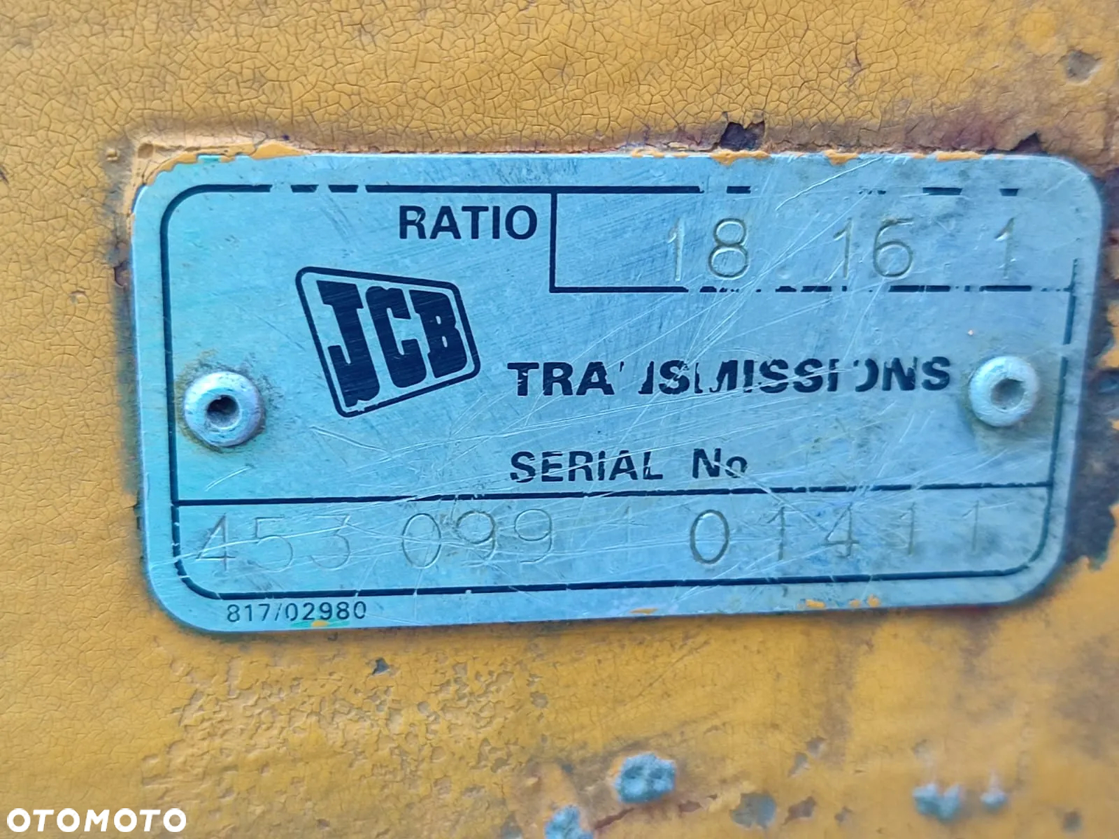 Most napędowy 453/00301 45309901411 JCB JS 160 W - 12