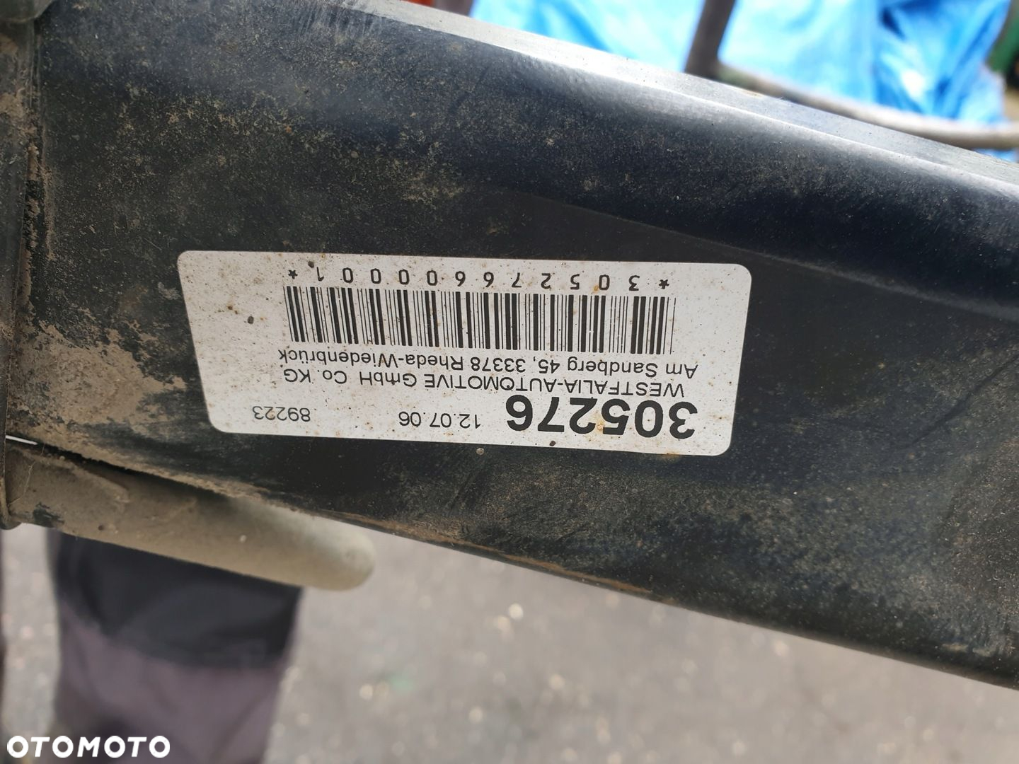 HAK HOLOWNICZY WESTFALIA AUDI A8 D3 - 7