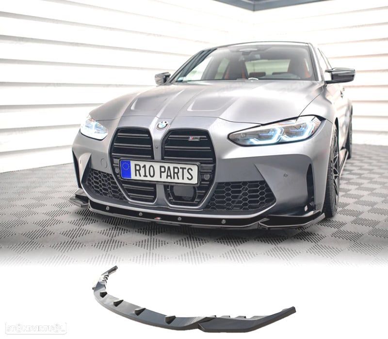 SPOILER LIP BMW G80 G82 PRETO BRILHANTE - 1