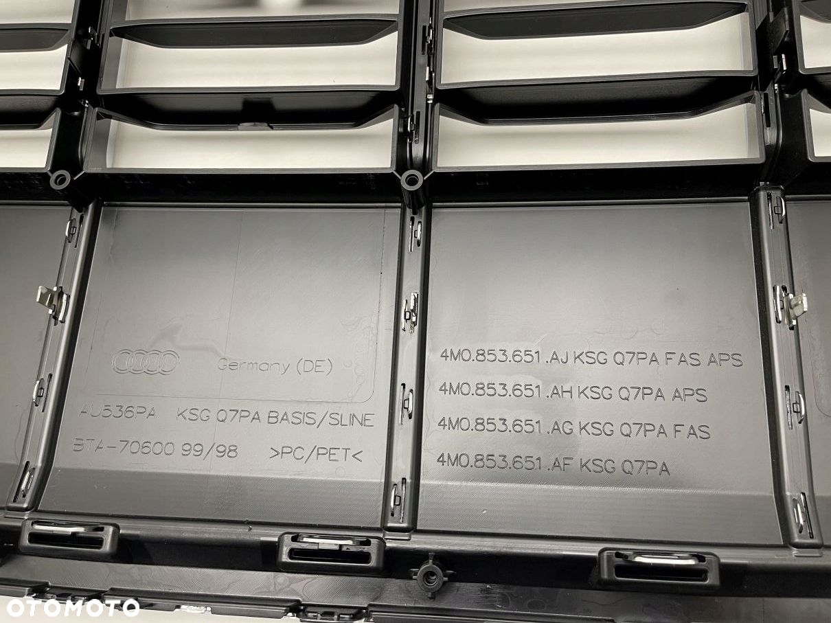 GRILL ATRAPA AUDI Q7 4M0 LIFT 4M0853651AJ - 6