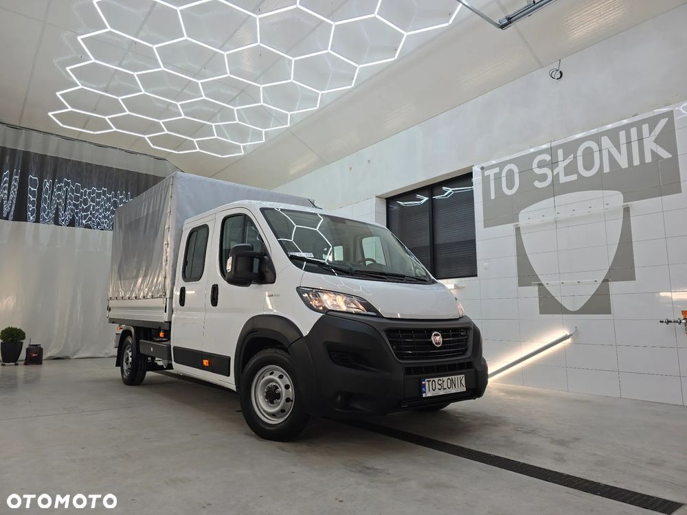 Fiat DUCATO 19Tyś km DOKA MAXI 7-OSOBOWY + 855Kg Ładownośc NAJLEPSZY SINIK 2,3 IVECO 140KM SALON PL STAN JAK NOWY NOWY NOWY 19Tyś km SERWIS ASO FIAT DO OSTATNIEGO Km KOŁA16 Cali KLIMA ELEKTRYKA WZMOCNIONE ZAWIESZENIE - 5