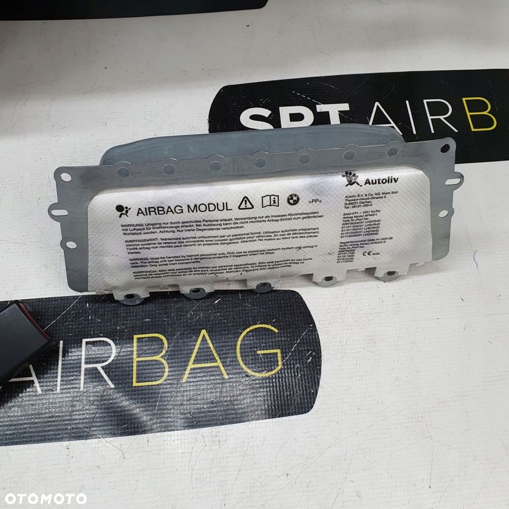 BMW F11 F10 DESKA ROZDZIELCZA KONSOLA KOKPIT PULPIT PODUSZKI AIRBAG AIR BAG NAPINACZE KIT SET - 11