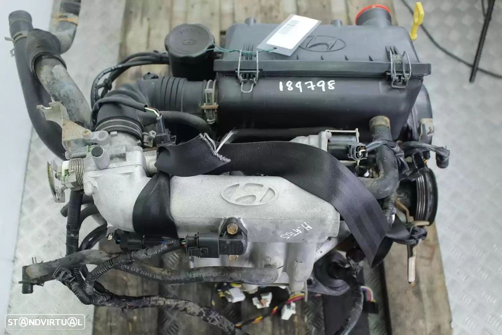 MOTOR COMPLETO HYUNDAI ATOS 1998 -G4HC - 5