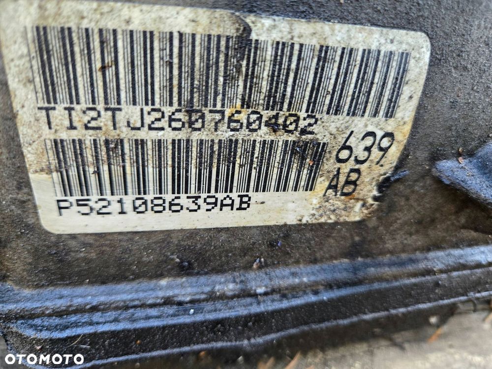 skrzynia biegów automat reduktor dodge jeep p52108639ab nr mag 648s - 8