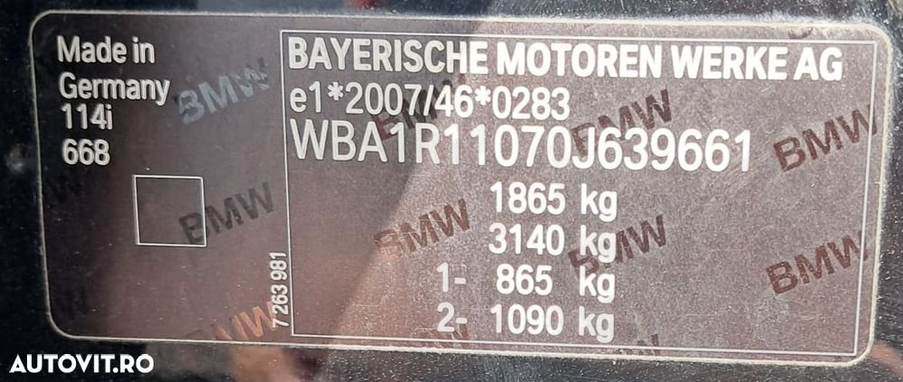 BMW Seria 1 114i Sport Line - 12