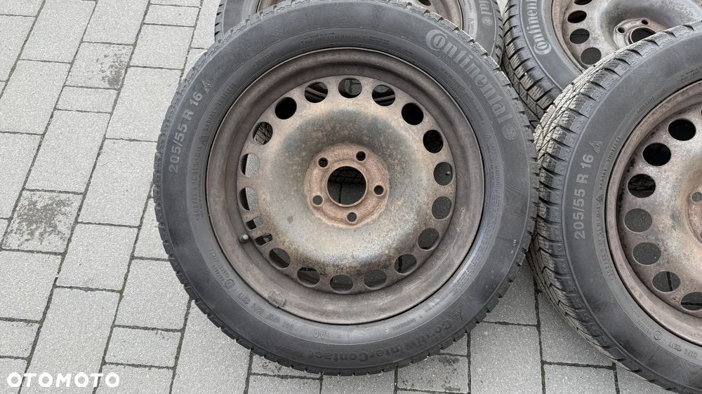 Koła 205/55 r16 5x110 opel chevrolet felgi stalowe et41 Continental - 3