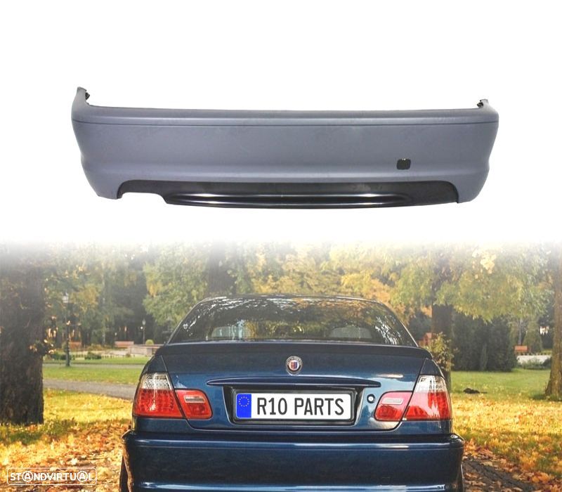 PÁRA-CHOQUES TRASEIRO BMW E46 COUPE CABRIO 99-07 LOOK M - 1