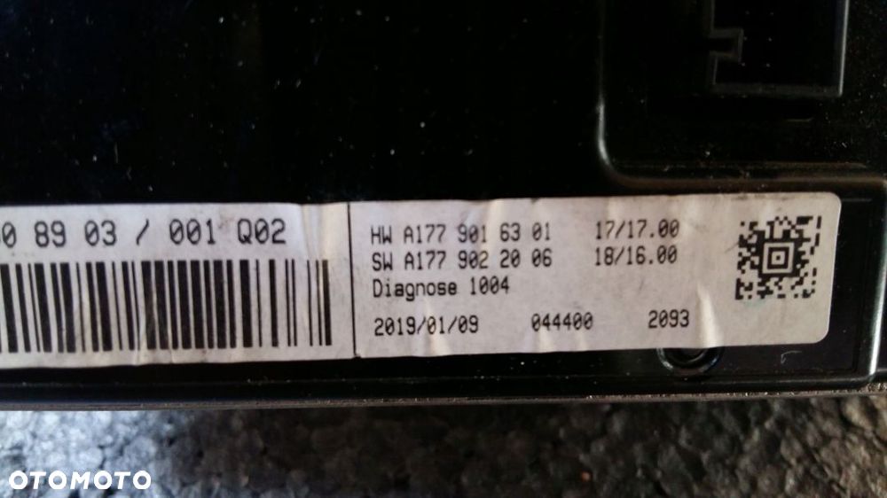 Mercedes-Benz A W177 WYŚWIETLACZ HEAD UP A1779008903 A1779016301 A1779022006 - 4