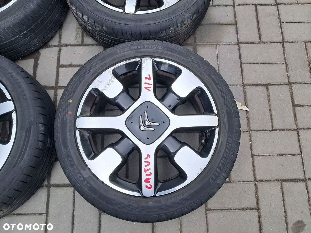 Citroen C4 Cactus FELGI Aluminiowe 17" koła LATO 205/50/17 4x108 - 2
