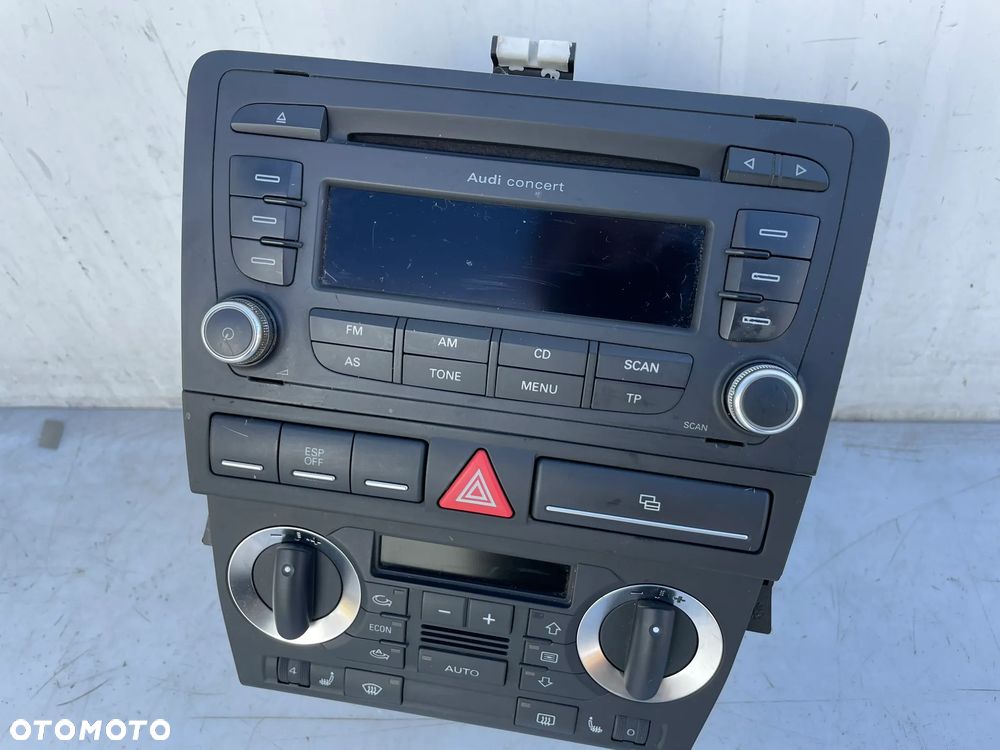 KONSOLA KOSZ RAMKA RADIA 2 DIN AUDI A3 8P 8P0858005A - 3