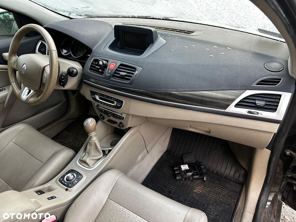 Konsola Poduszki Pasy Komplet Beżowa Renault Megane III demontaż oryginał stan bdb - 1