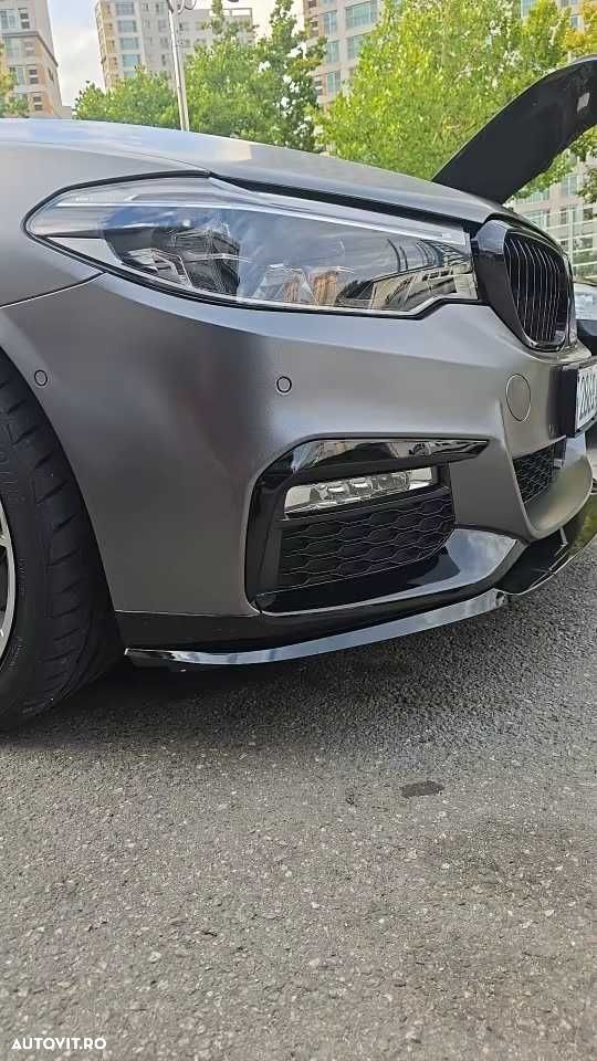 Prelungire Extensie Lip Bara Fata M BMW Seria 5 G30 G31, Negru Lucios - 8