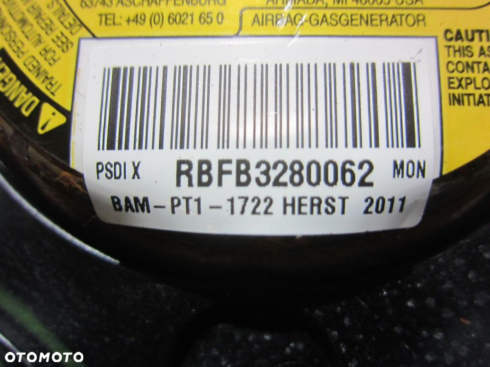 BMW X3 F25 X5 F15 PODUSZKA KIEROWCY AIRBAG USA 32306888432 6865325 6868412 - 10