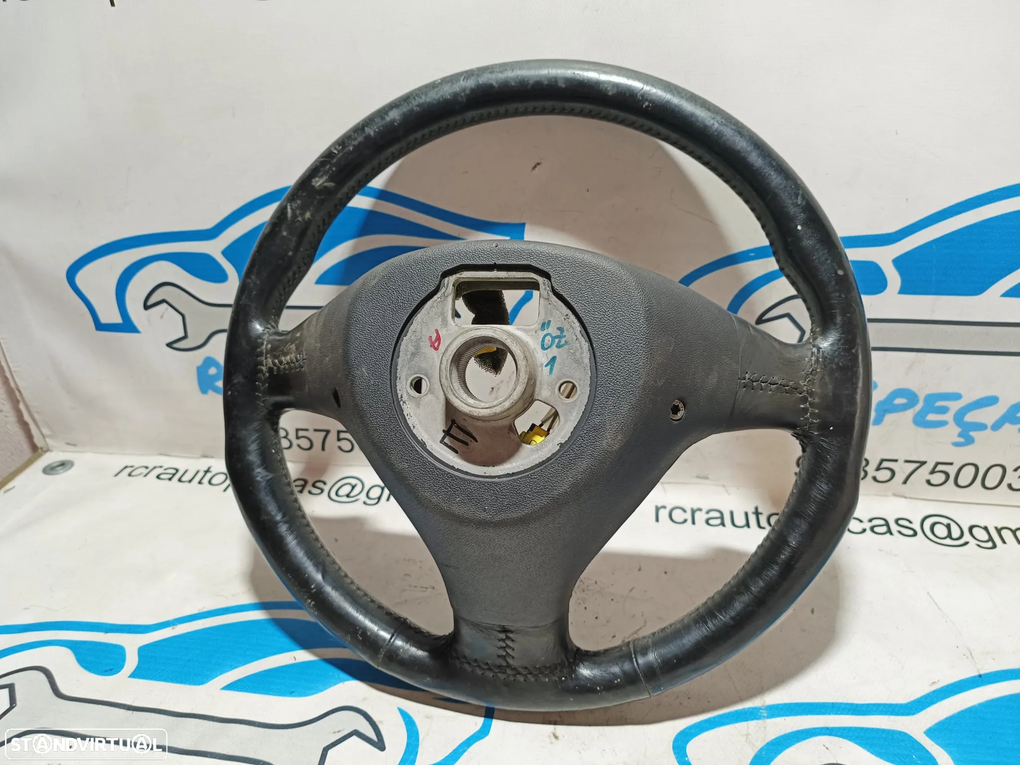 VOLANTE GUIADOR AUDI S3 A3 8L 8L0419091T PELE ORIGINAL - 6