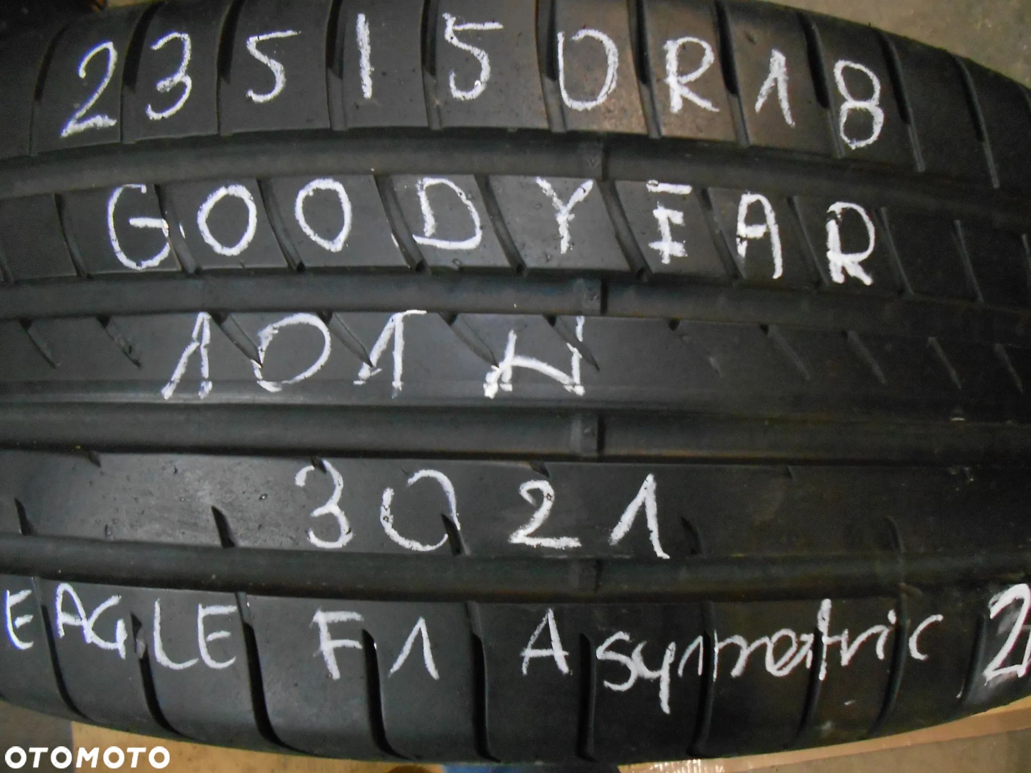 OPONA POJEDYNKA 235/50R18 GOODYEAR EAGLE F1 ASYMMETRIC 2 DOT 3021 7.8MM - 1