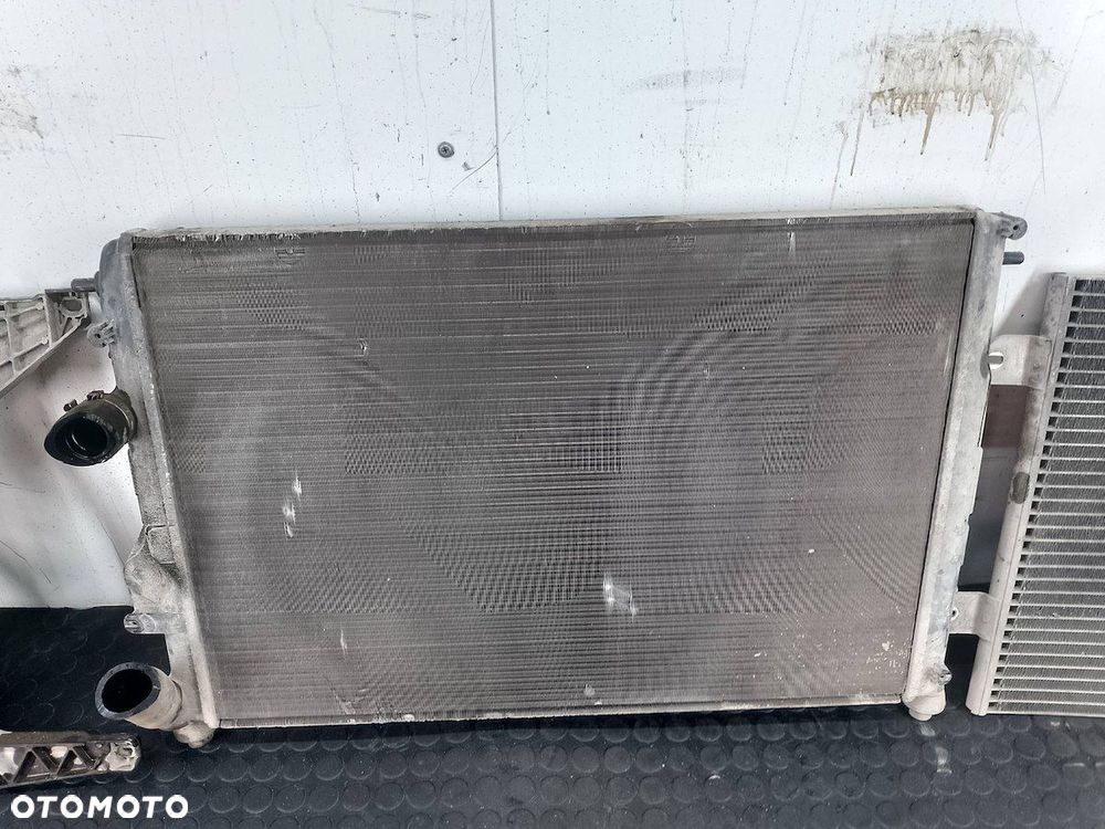 ZESTAW CHŁODNIC WODA KLIMA WENTYLATOR DACIA LOGAN 872256L 1.5 DCI - 10