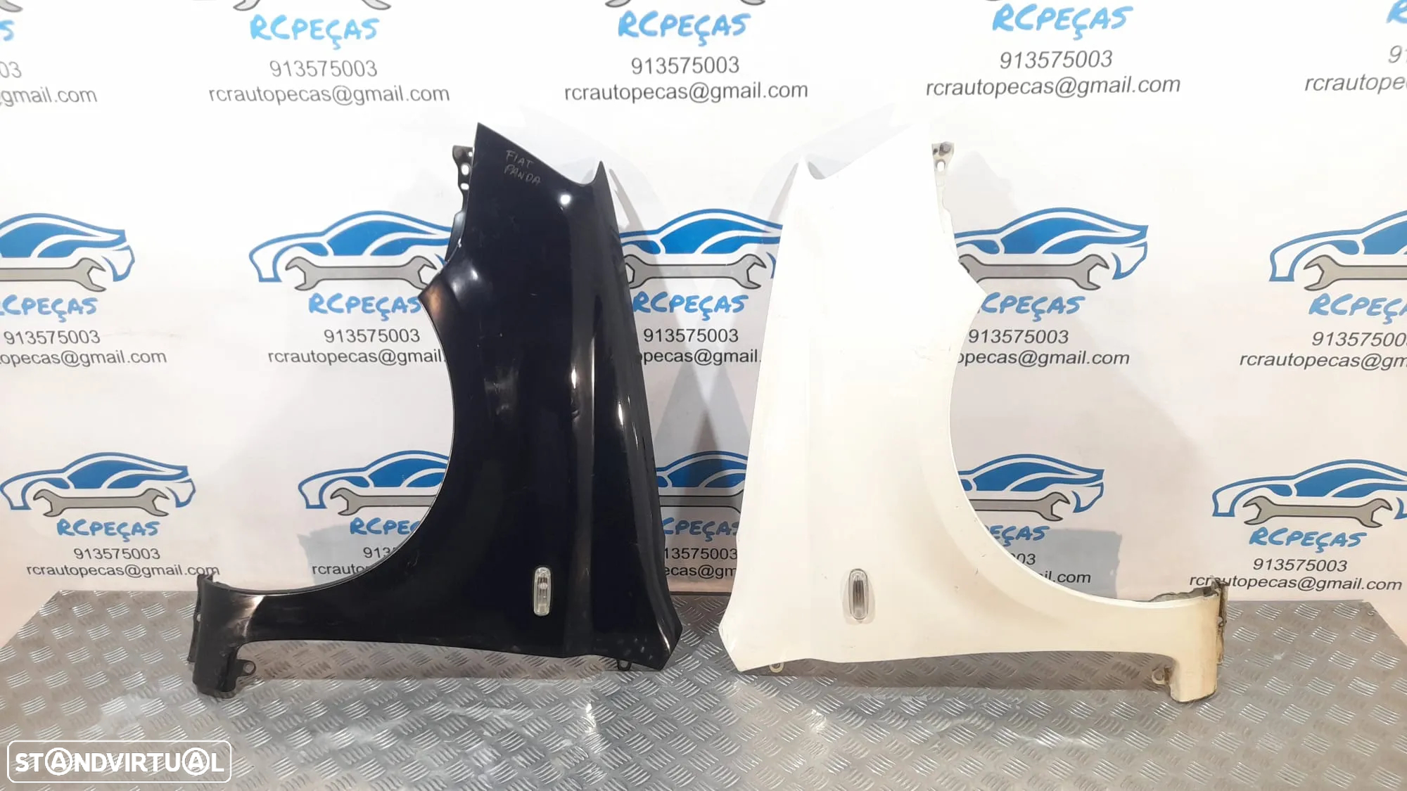 GUARDA-LAMAS DIREITO ESQUERDO FIAT PANDA 2 II MK2 169 46827087 109094411 FT1223013 46827088 FT1223014 GUARDA LAMAS GUARDALAMAS - 5