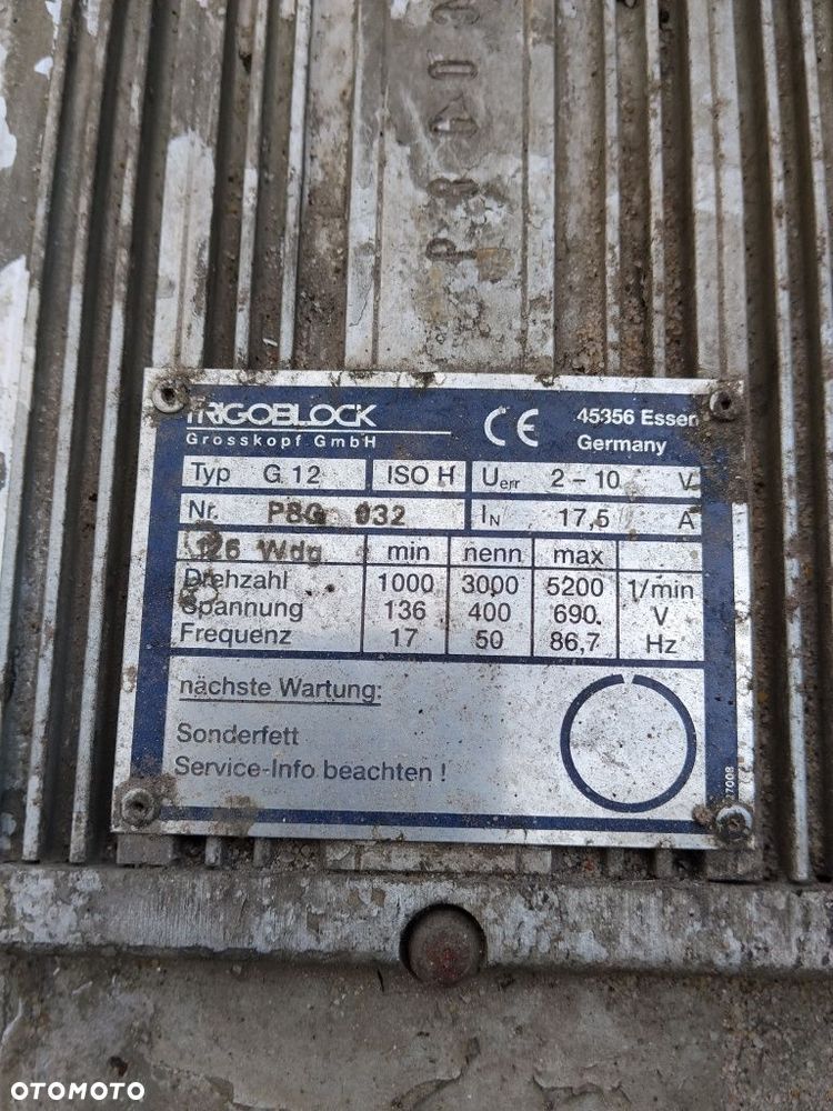 Prądnica Generator Frigoblock G12 do Agregatu Chłodni + Łapy - 2