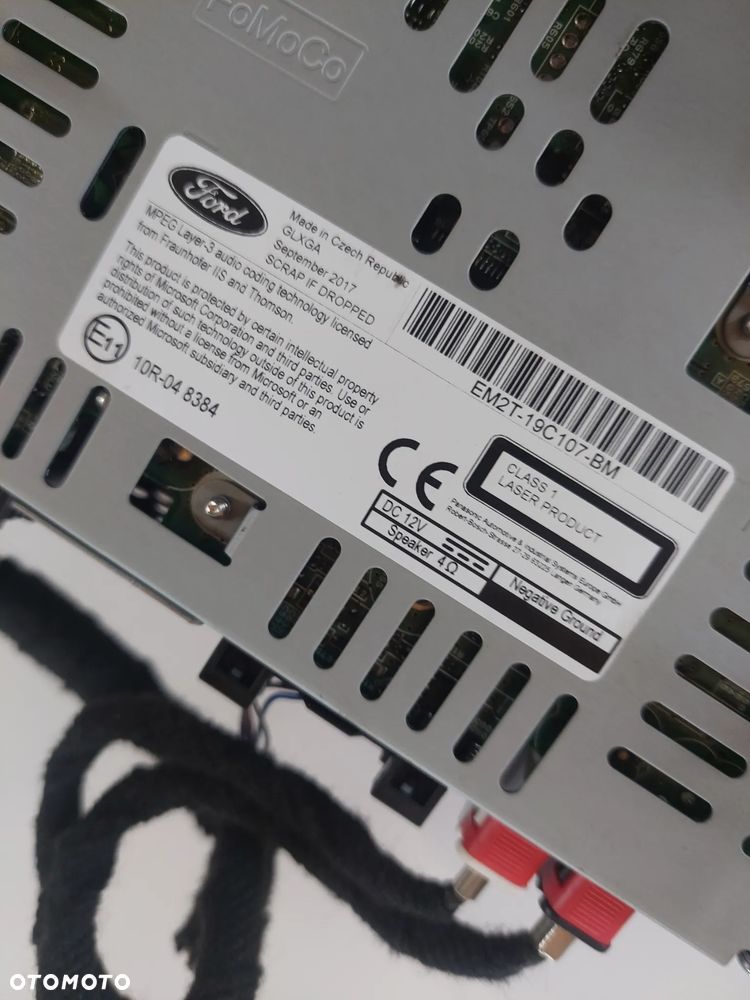 Radio ekran wyświetlacz ramka panel nawigacja SYNC 3 Ford Galaxy MK4 S-max MK2 14-22  Łuków części - 10