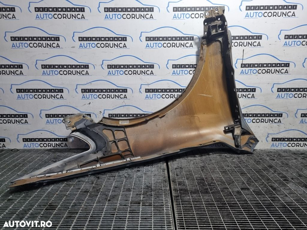 Aripa Stanga Fata Volkswagen Touareg 7L facelift 2007 - 2011 4 Usi GRI (1157) - 3