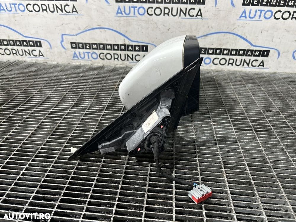 Oglinda dreapta Land Rover Range Rover Evoque 2012 - 2015 4 Usi ALB (1228) Fara rabatare - 2