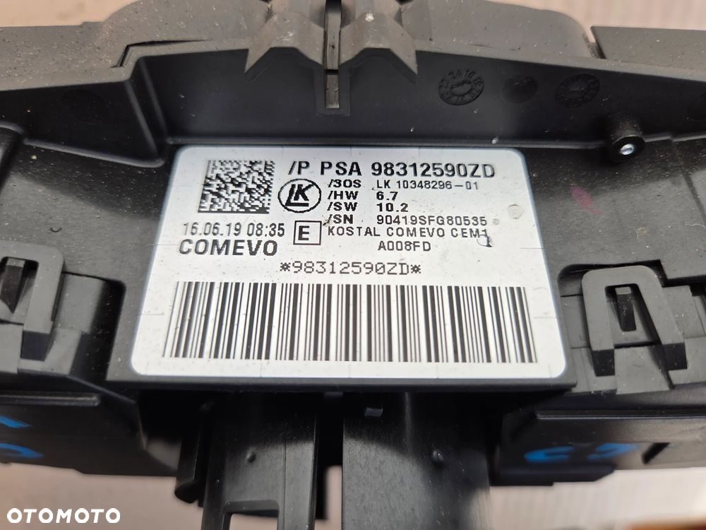 Przełącznik zespolony Citroen C3 III   98312590ZD - 6