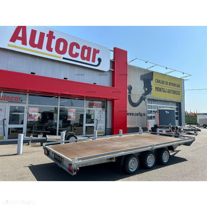 Autocar Platforma universala cu trei axe, cu sistem de franare, 6000x2100 pe 3 axe - 1