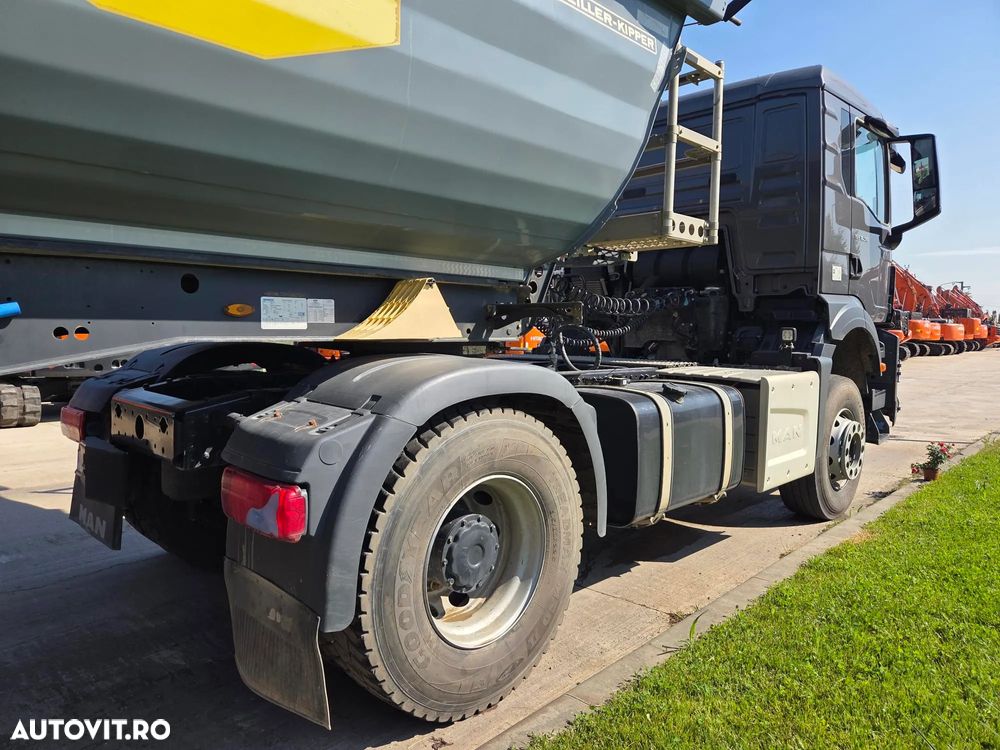 MAN TGS 18.510 4x2, 2023, 130.117km, kit BASCULARE, anv 80% ok, cutie AUTOMATA, bara metalica, posibilitate leasing 4 ani, Pret AUTOTRACTOR 63.900 EUR+Tva si pret ANSAMBLU cu MEILLER 2023, 28mc-89.900 EUR+Tva - 8