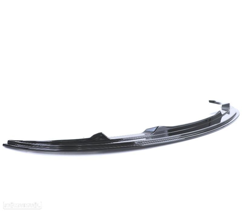 SPOILER LIP BMW E90 E91 08-12 LOOK M PRETO BRILHANTE - 2