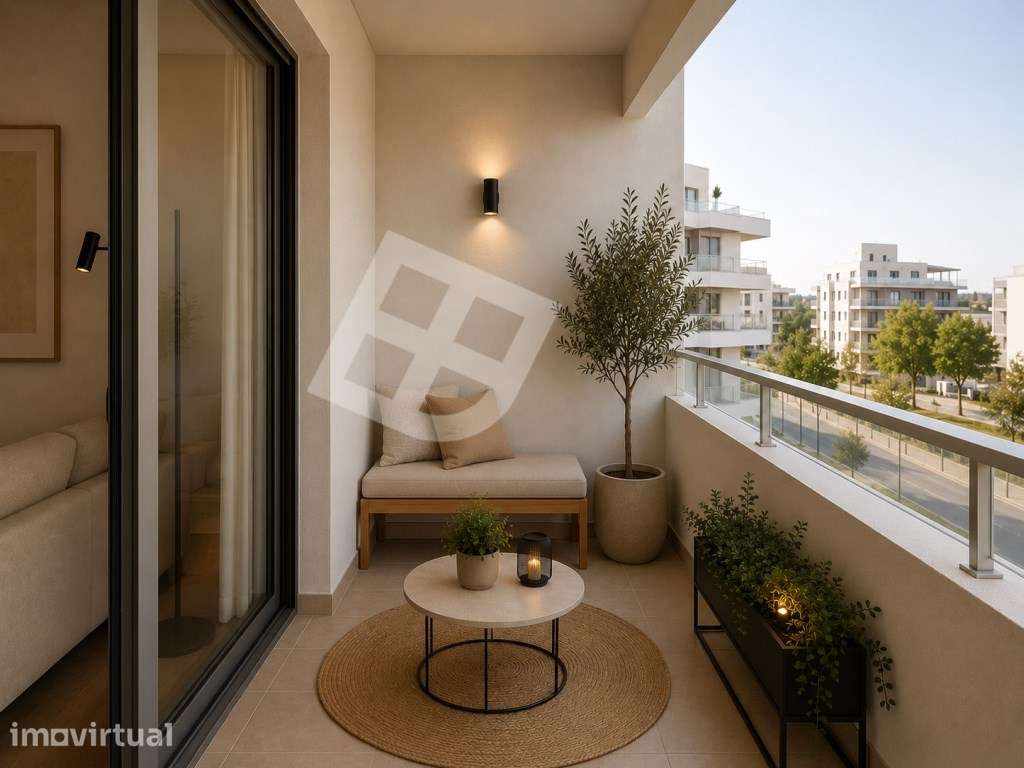 Apartamento T2 c/ Varandas - Localizado no centro de Aveiro - Grande imagem: 3/25