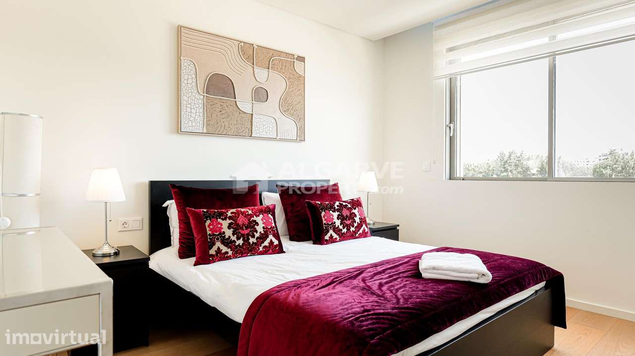 Apartamento T2 junto da MARINA e da PRAIA com vista GOLFE em Vilamoura - Grande imagem: 4/36