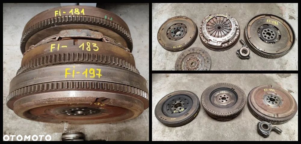 FIAT ALFA ROMEO LANCIA / DIESEL / BENZYNA SPRZĘGŁO KOŁO ZAMACHOWE TARCZA DOCISK DWUMAS - 18