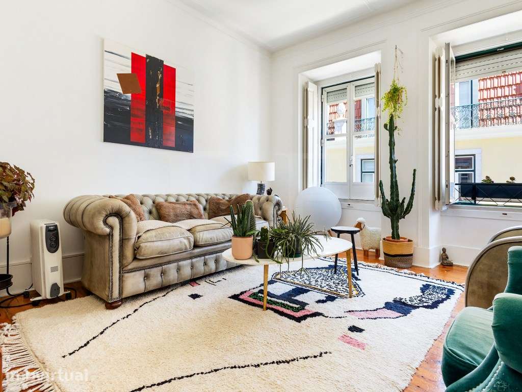 T3 luminoso com 105m² em Campo de Ourique - Grande imagem: 3/24